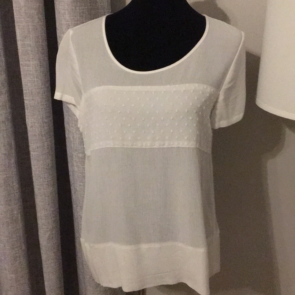 Cream top by Brixon Ivey size M